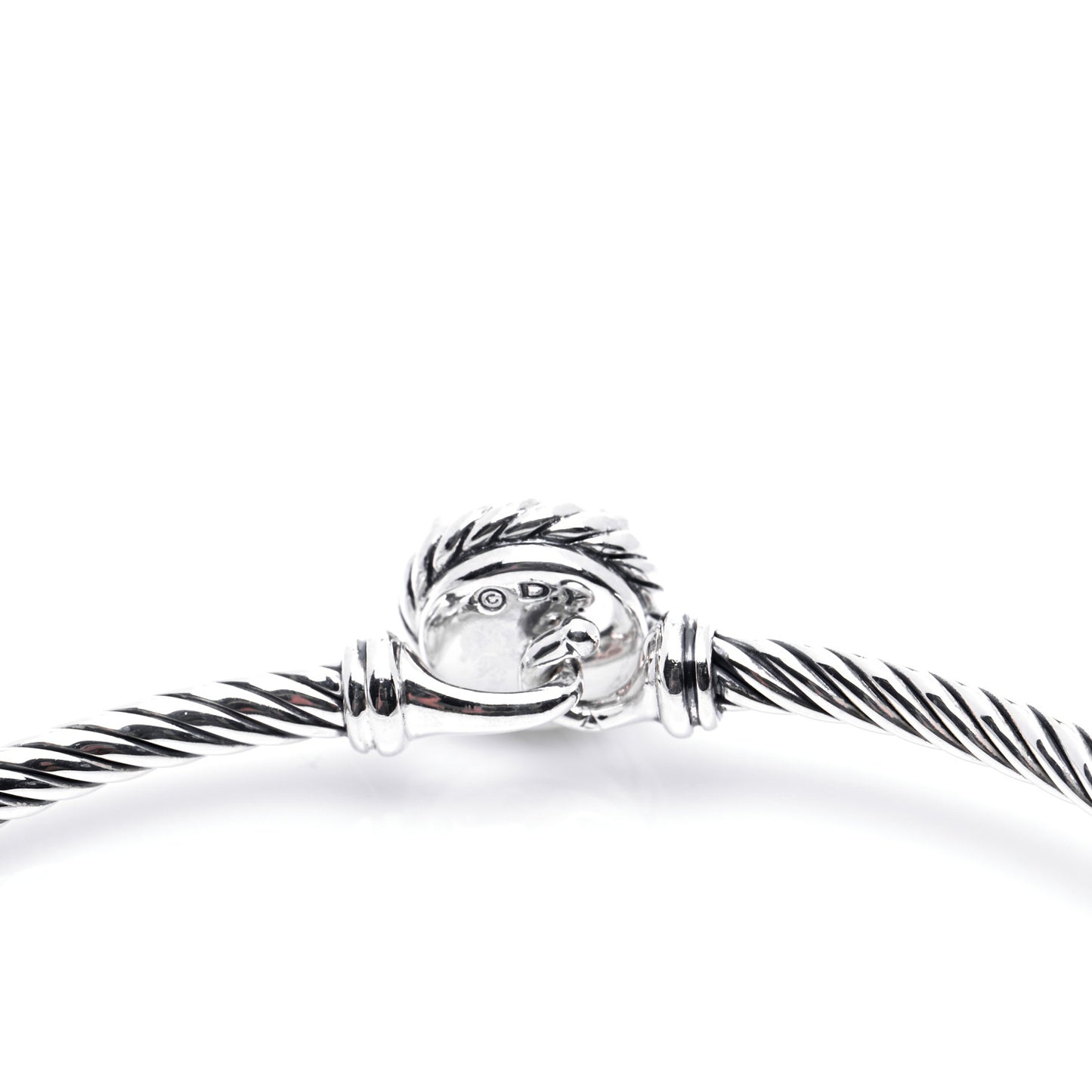 Sterling Silver Black Orchid 3mm Chatelaine Bracelet