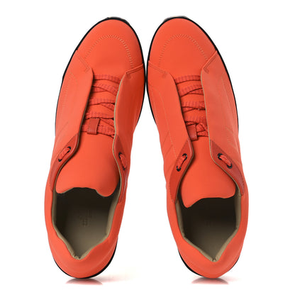 Hermes Neoprene Impulse Sneakers 41 Orange 2 of 11
