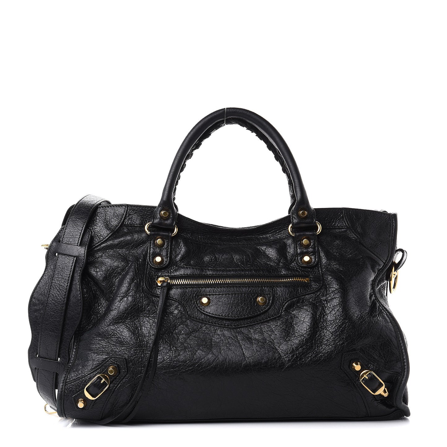 Agneau Classic Gold Hardware City Black