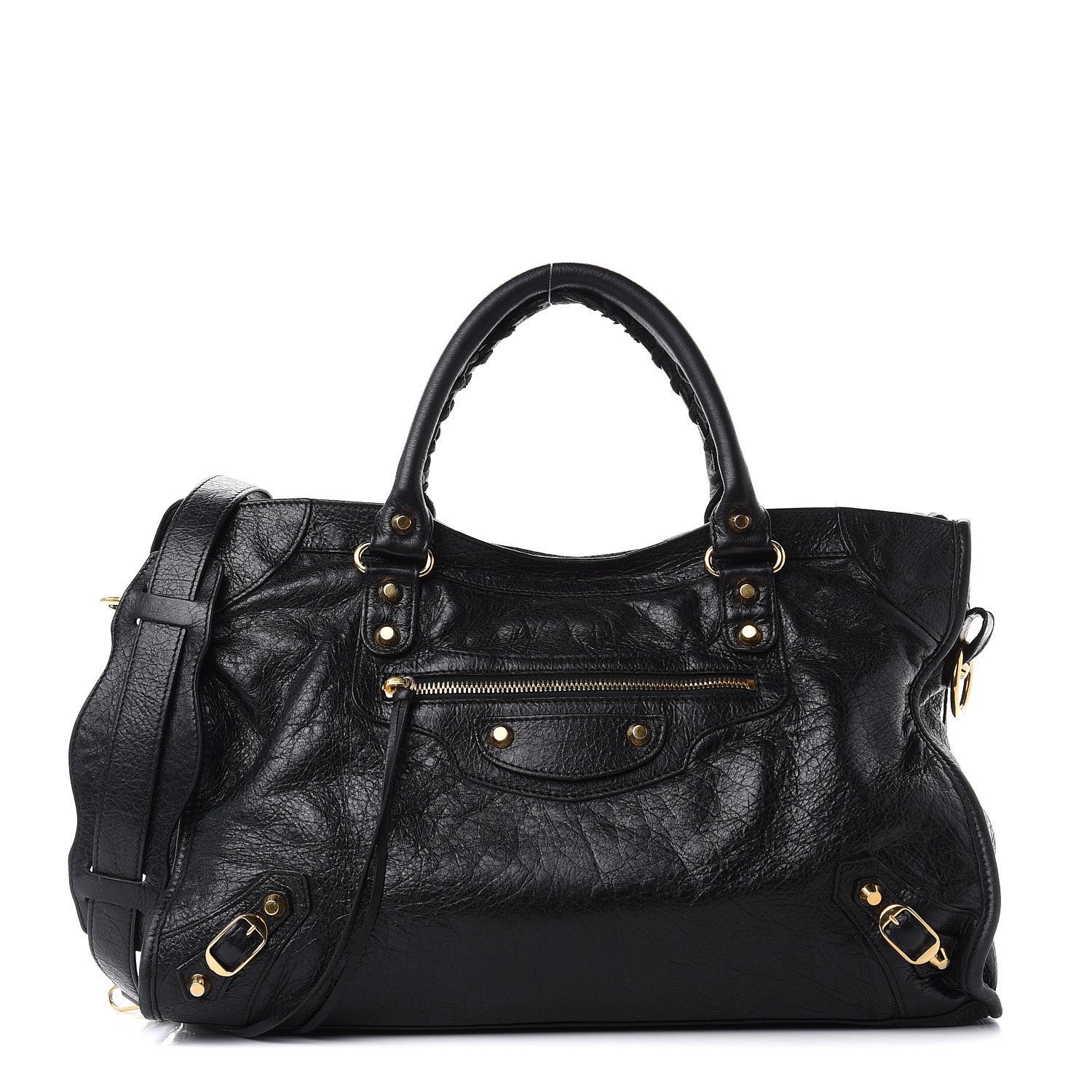 Balenciaga Agneau Classic Gold Hardware City Black 1 of 9