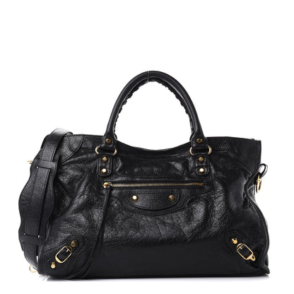 Balenciaga Agneau Classic Gold Hardware City Black 1 of 9