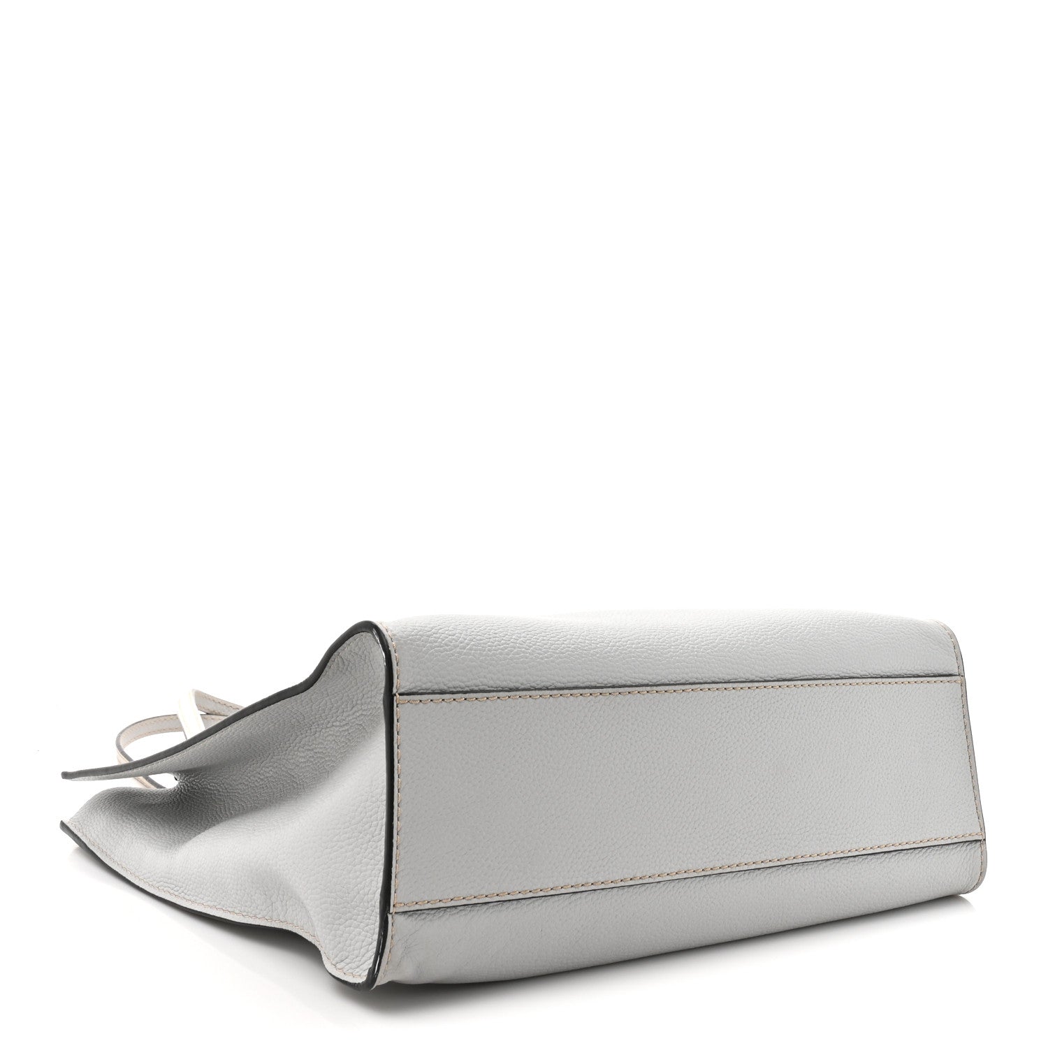 Marc Jacobs Grained Calfskin Grind Shopper Tote Grey 4 of 13