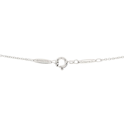 Tiffany Sterling Silver Elsa Peretti Butterfly Pendant Necklace 4 of 5