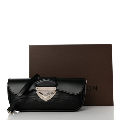 Louis Vuitton Epi Montaigne Clutch Black 8 of 8