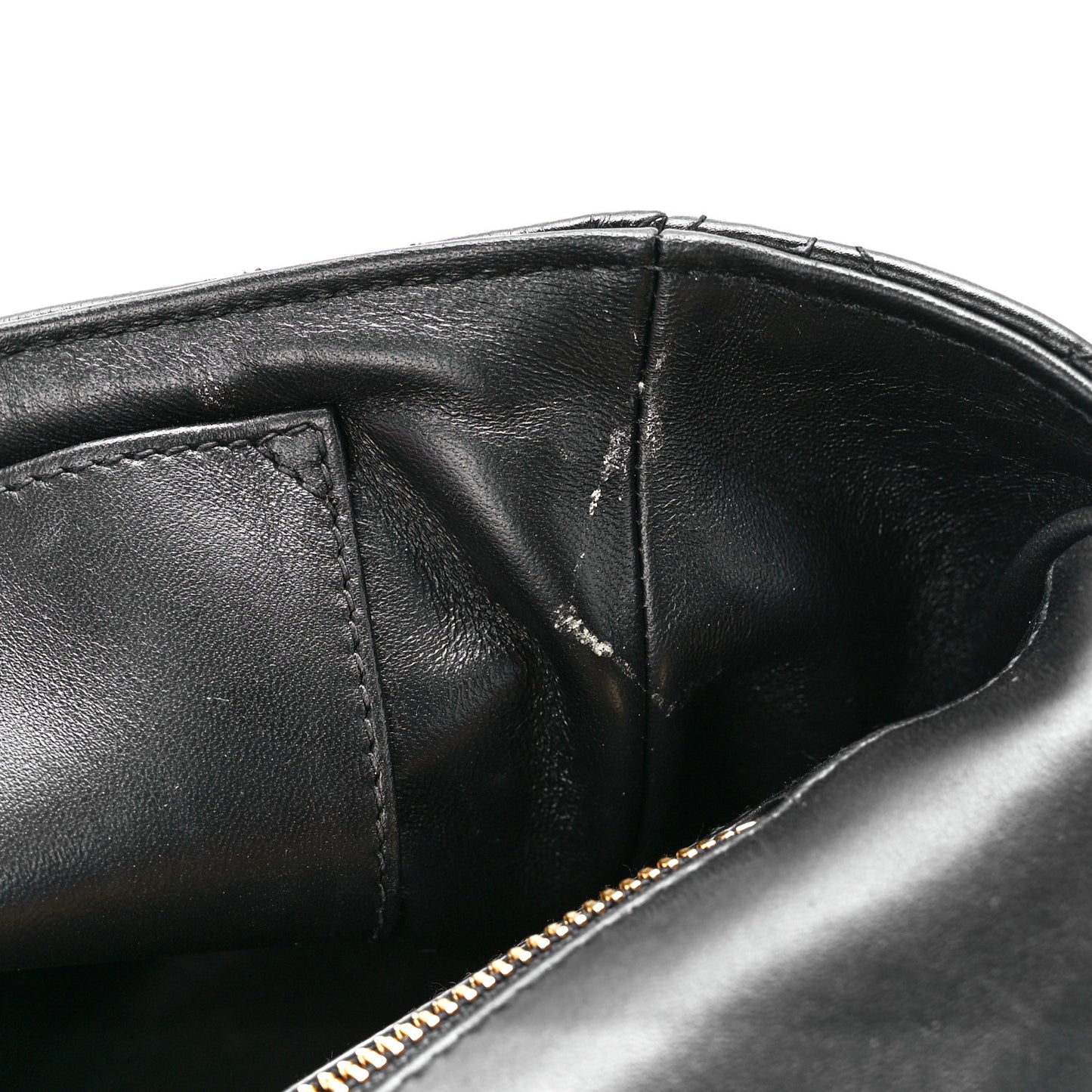 Grained Calfskin Cannage Large Caro Bag Black