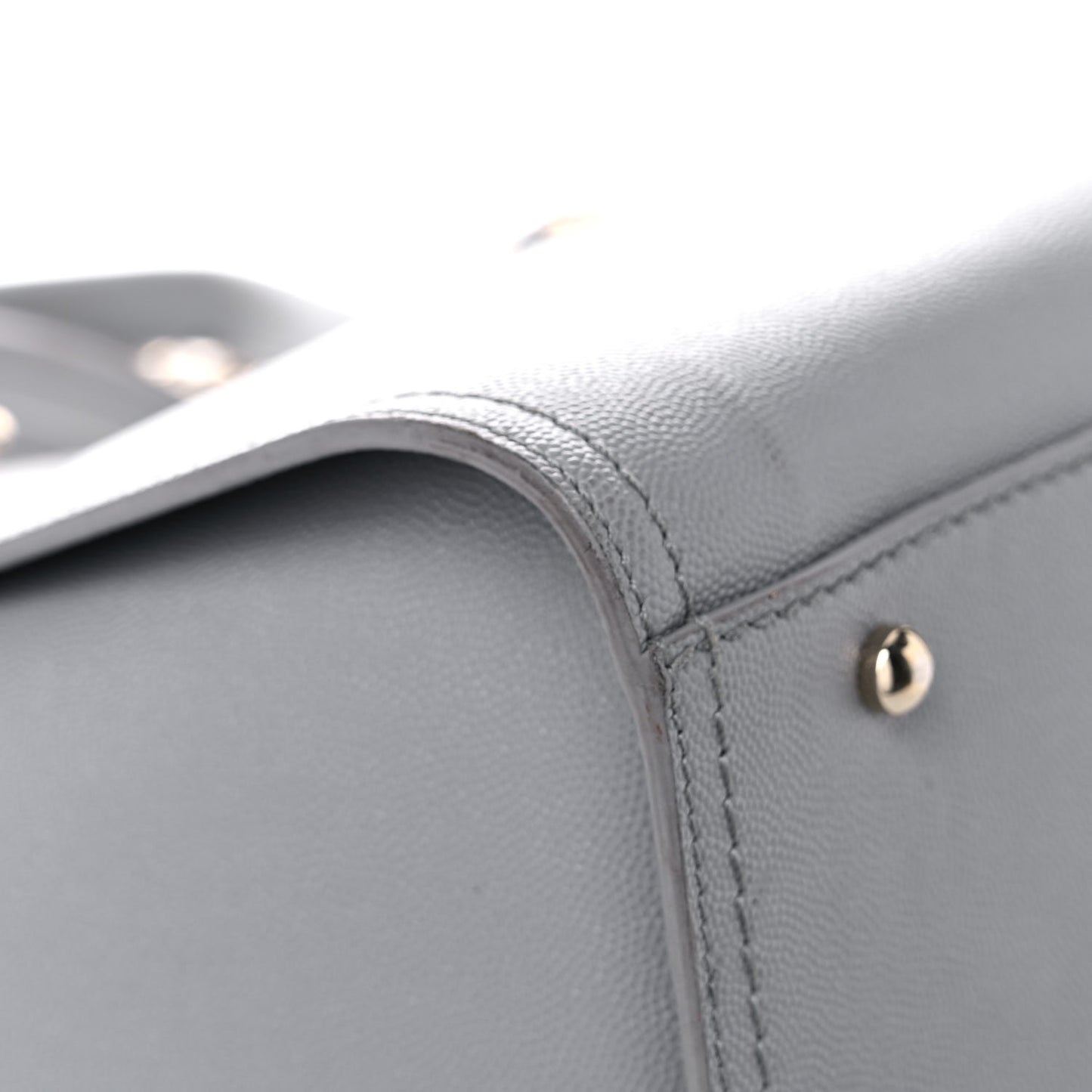 Caviar Studded Small Deauville Tote Grey
