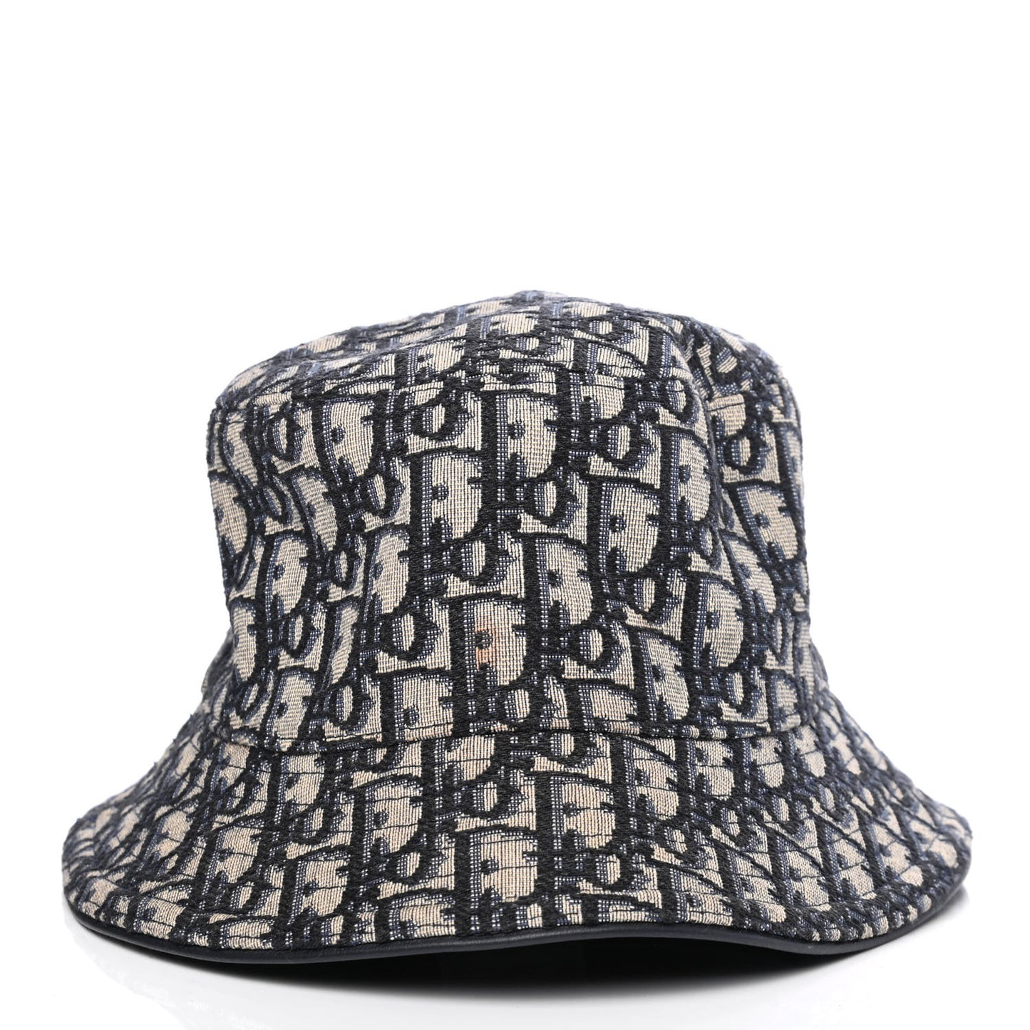 Oblique Jacquard Bucket Hat L Blue