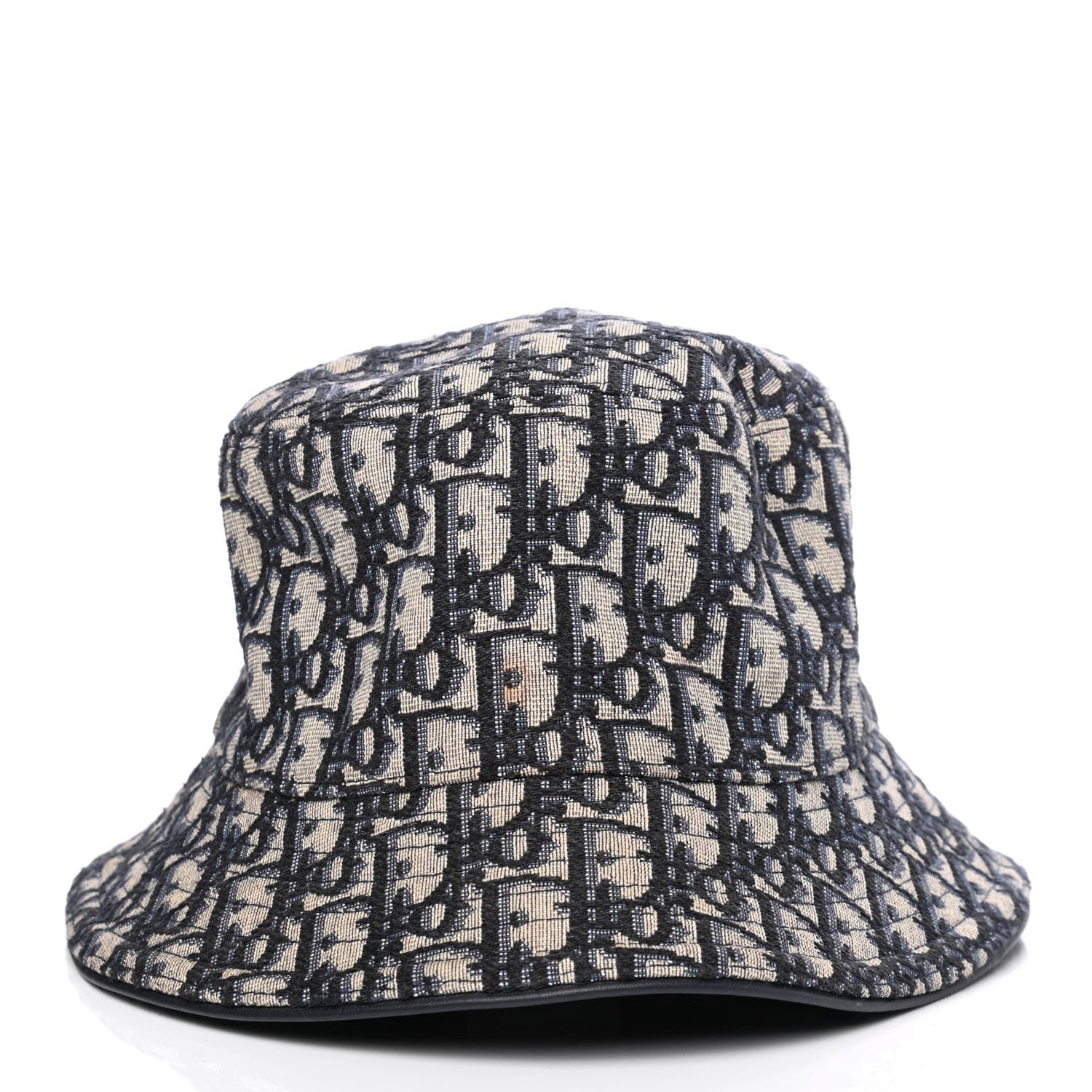 Christian Dior Oblique Jacquard Bucket Hat L Blue 2 of 4