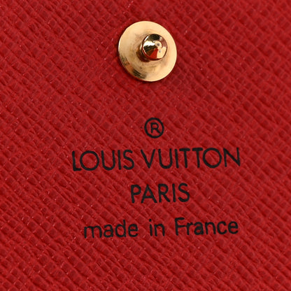 Louis Vuitton Epi Elise Wallet Castillan Red 8 of 12