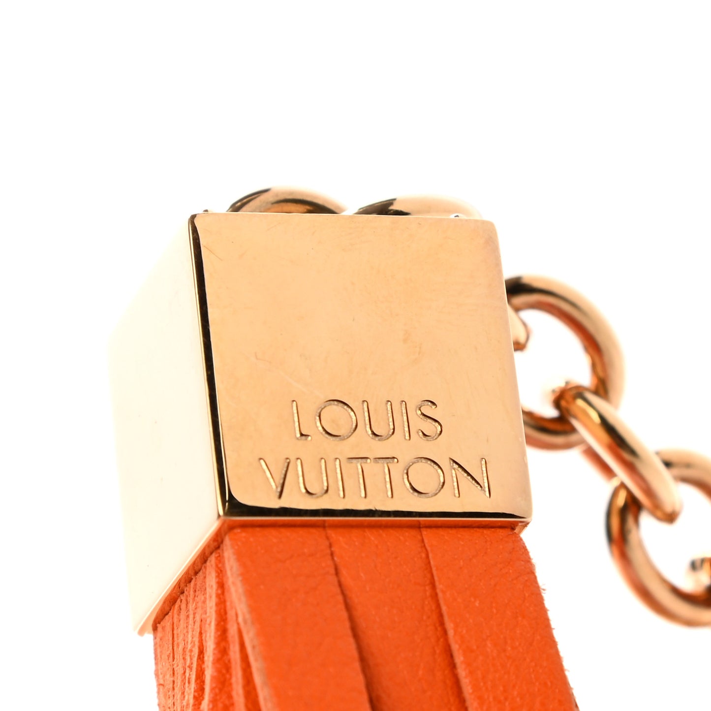 Fox Fur Foxy Bag Charm Orange