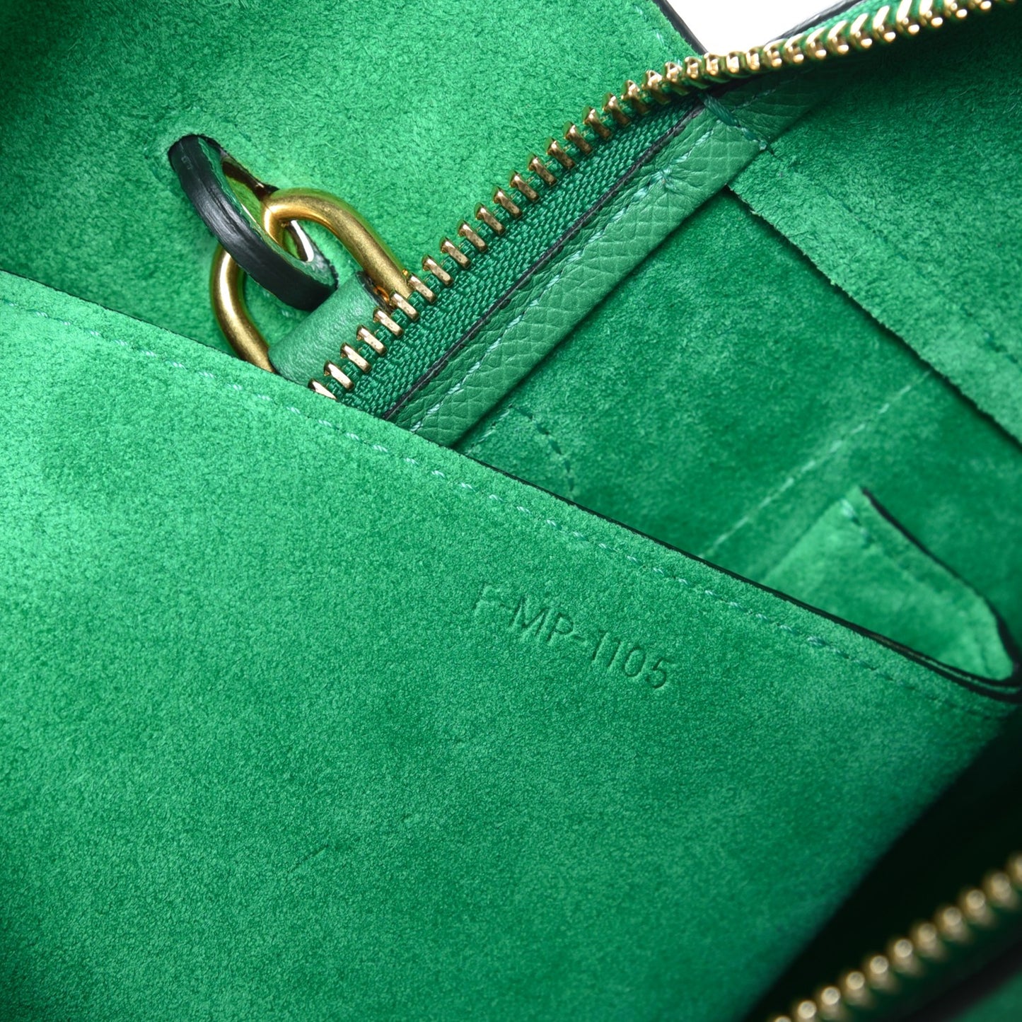 Grained Calfskin Mini Belt Bag Mint