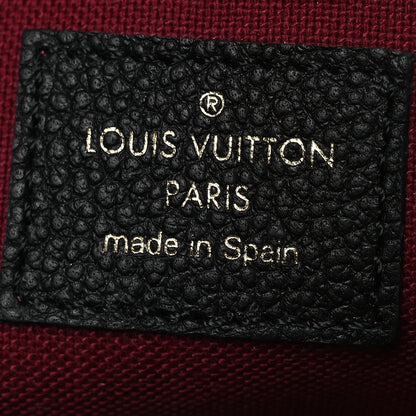 Louis Vuitton Empreinte Monogram Giant Felicie Pochette Black Beige 12 of 16