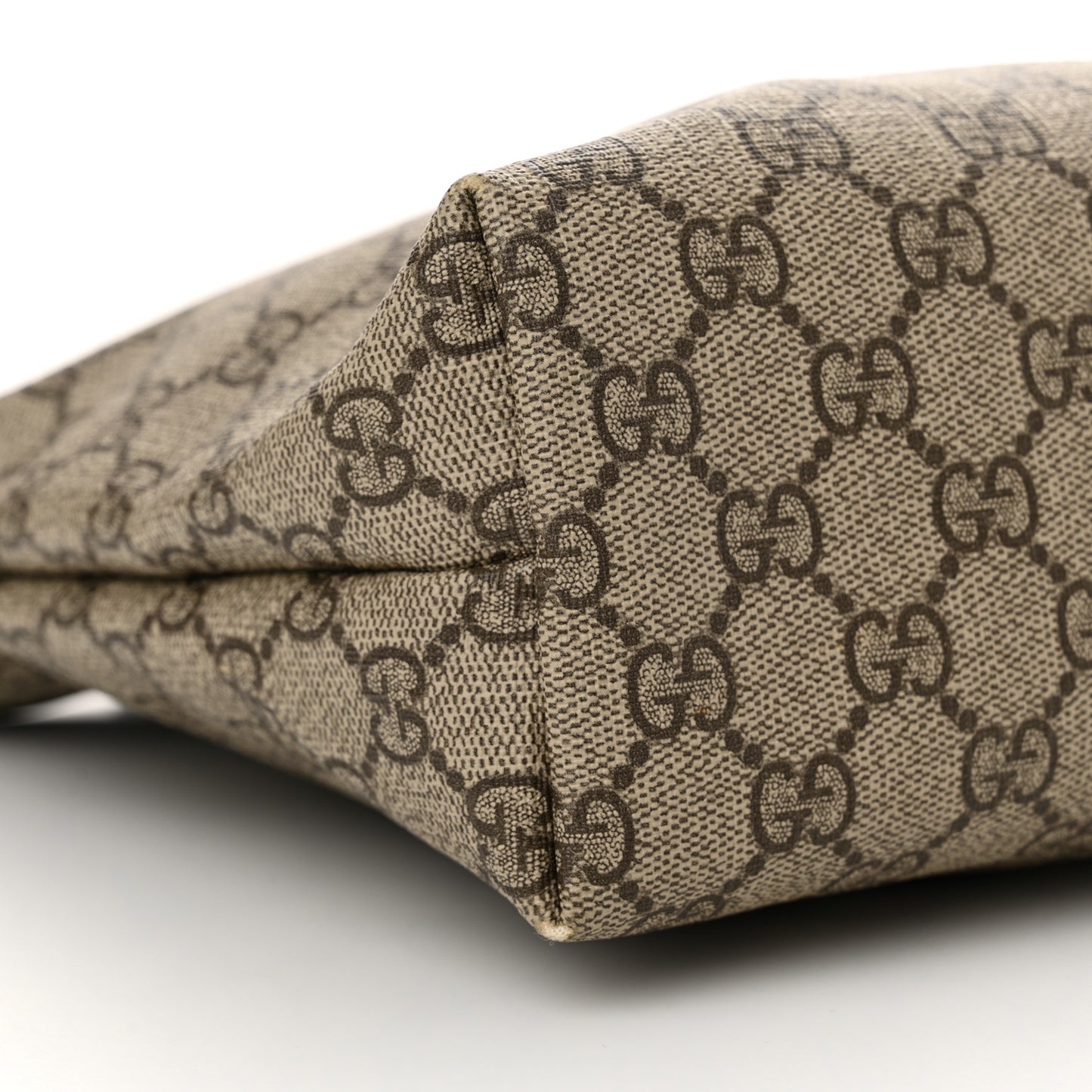 GG Supreme Monogram Small Joy Tote Dark Brown