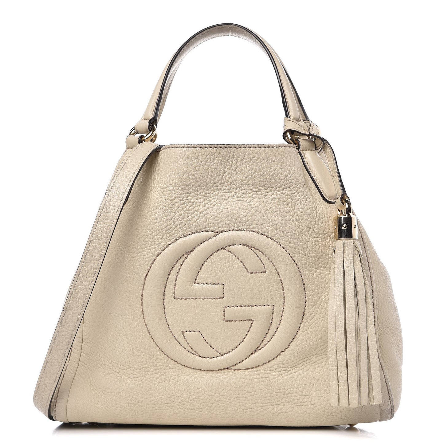 Cellarius Calfskin Small Soho Shoulder Bag Mystic White
