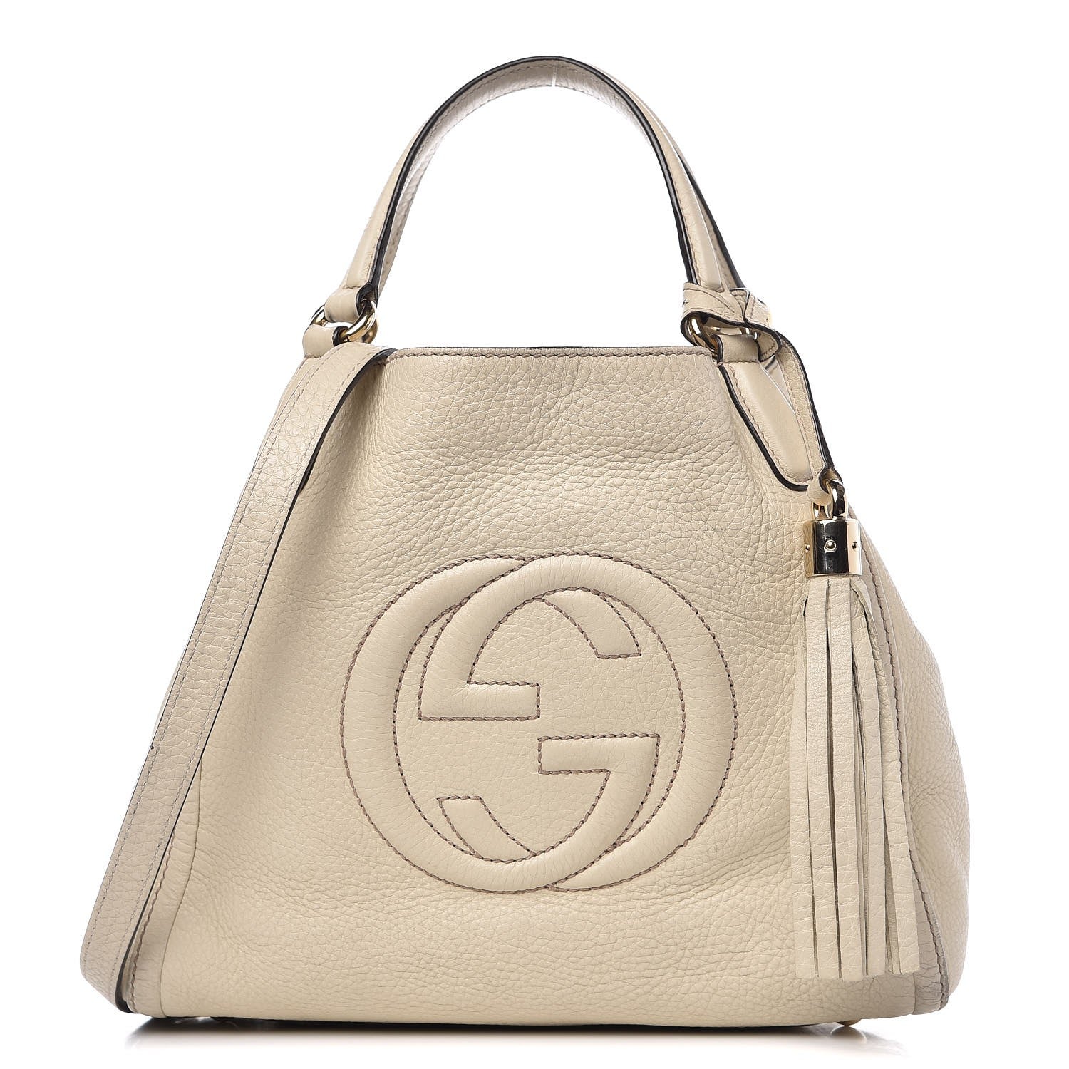 Gucci Cellarius Calfskin Small Soho Shoulder Bag Mystic White 1 of 8
