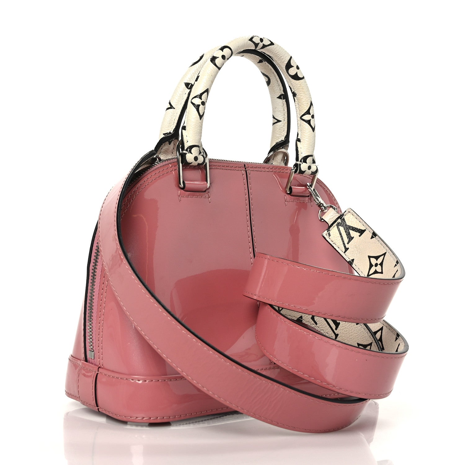 Louis Vuitton Patent Monogram Alma BB Rose Blush 3 of 12