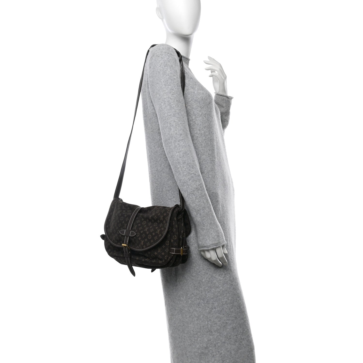 Louis Vuitton Monogram Idylle Saumur MM Fusain 2 of 12