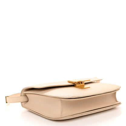 Celine Liege Calfskin Medium Classic Box Flap Bag Powder 4 of 10