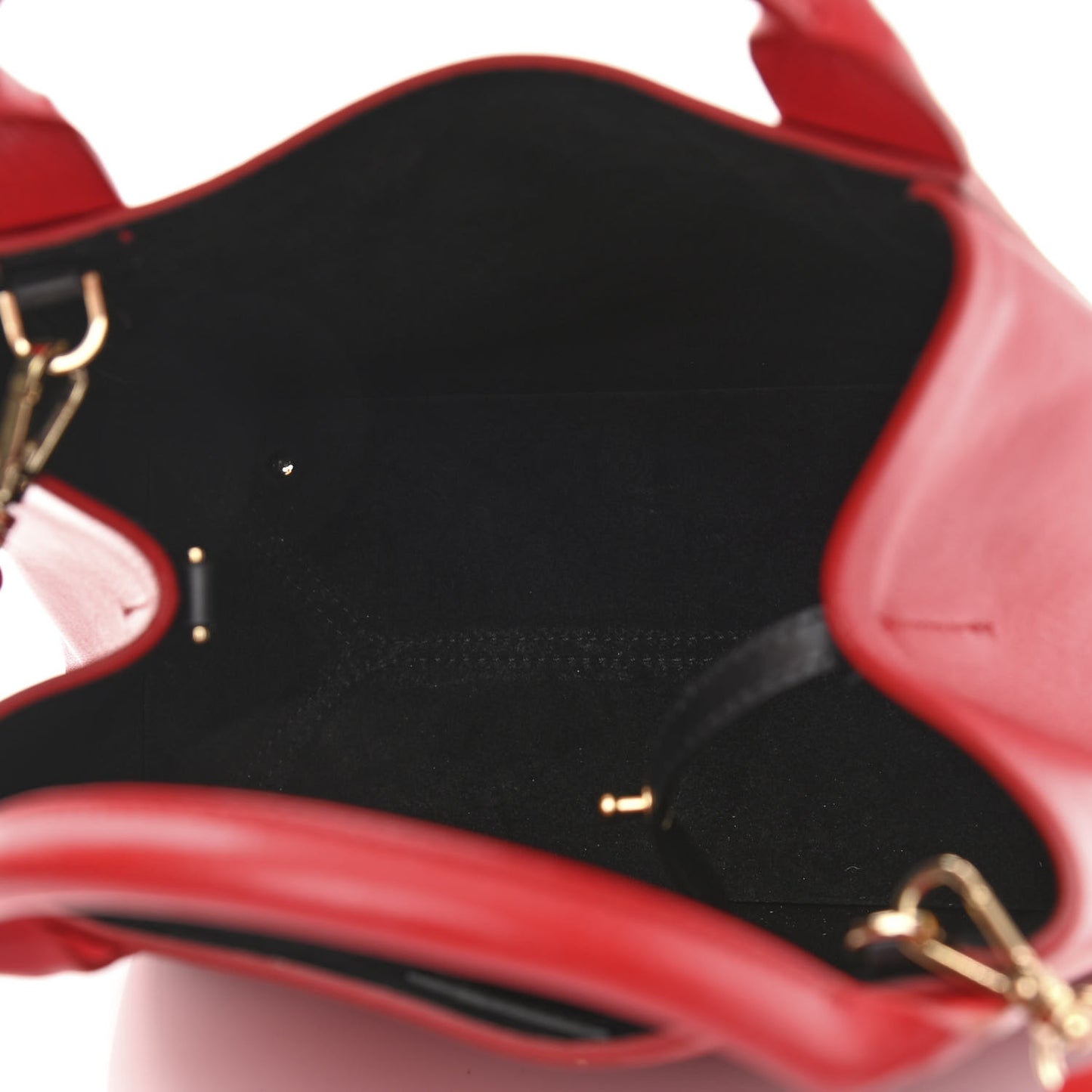 Smooth Calfskin Mini Trapeze Red Lipstick