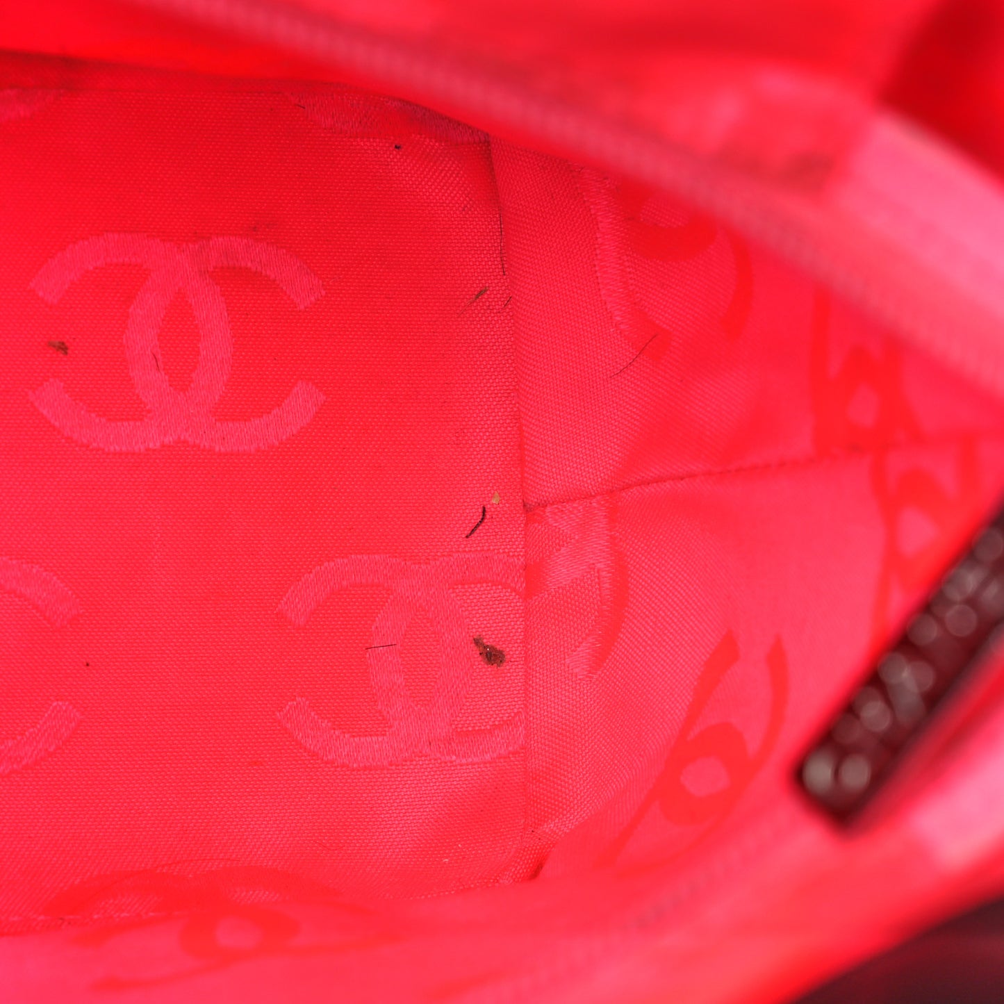 Calfskin Quilted Medium Cambon Tote Black