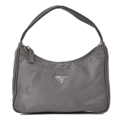 Prada Tessuto Nylon Small Shoulder Bag Grey 1 of 10