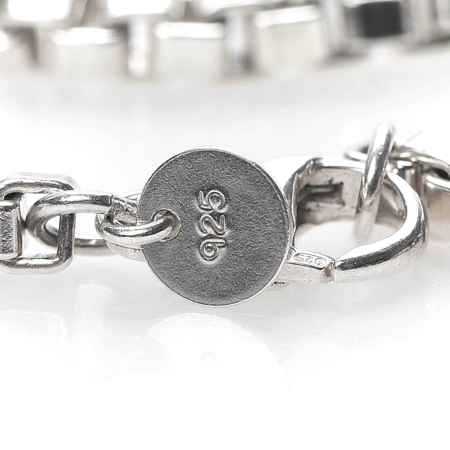 Tiffany Sterling Silver 4mm Venetian Link Bracelet 6 of 7