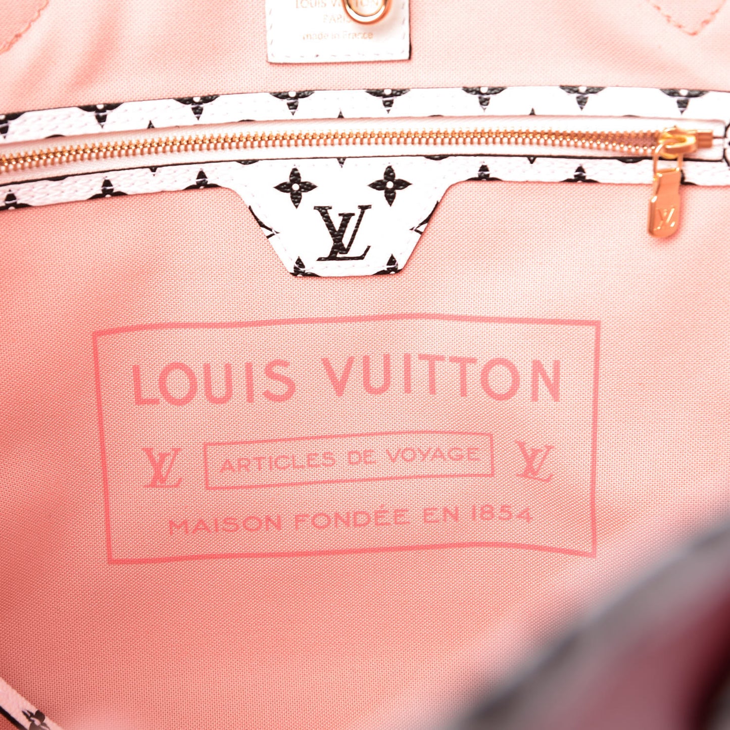 Monogram Giant Neverfull MM Rouge