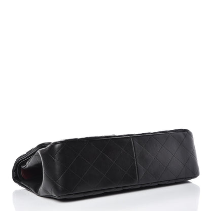 Chanel Lambskin Quilted Jumbo Double Flap Black 4 of 15
