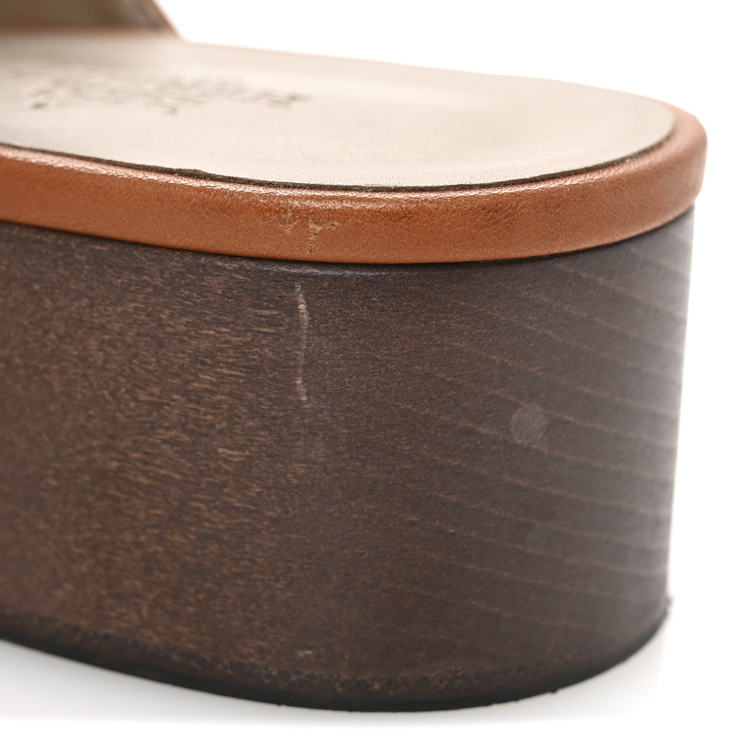 Hermes Heritage Calfskin Carlotta Mules 35 Naturel 11 of 13