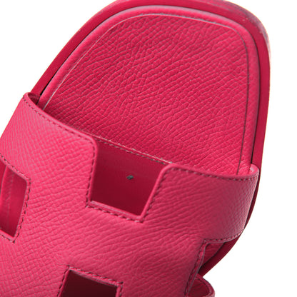 Hermes Epsom Oran Sandals 36 Rose Extreme 17 of 18