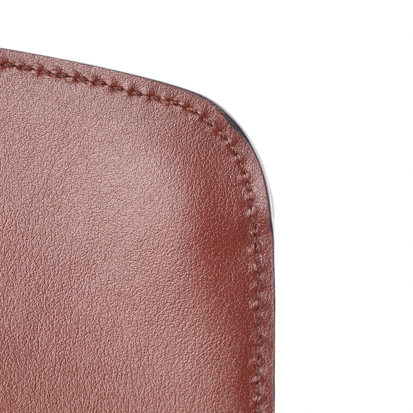 Calfskin Suede C Belt Bag Sepia Brown