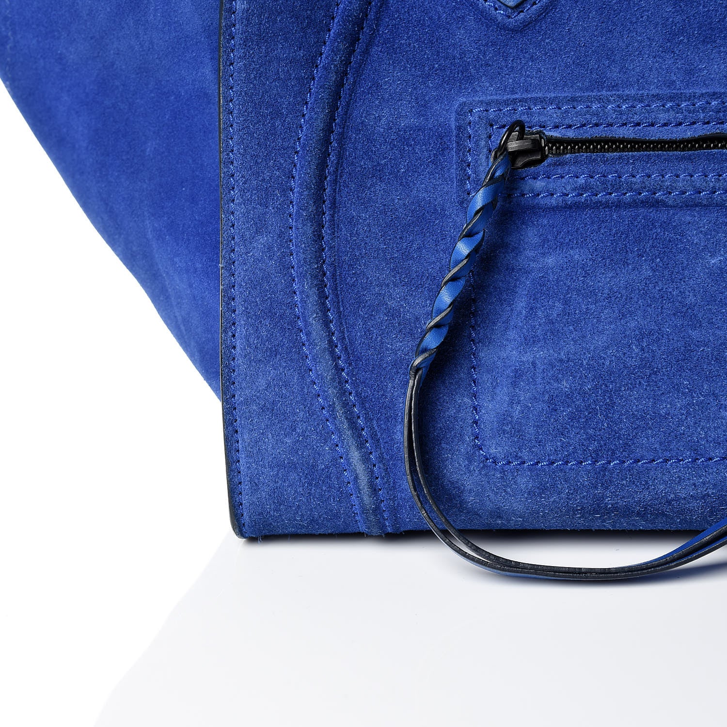 Celine Suede Medium Phantom Luggage Royal Blue 14 of 16