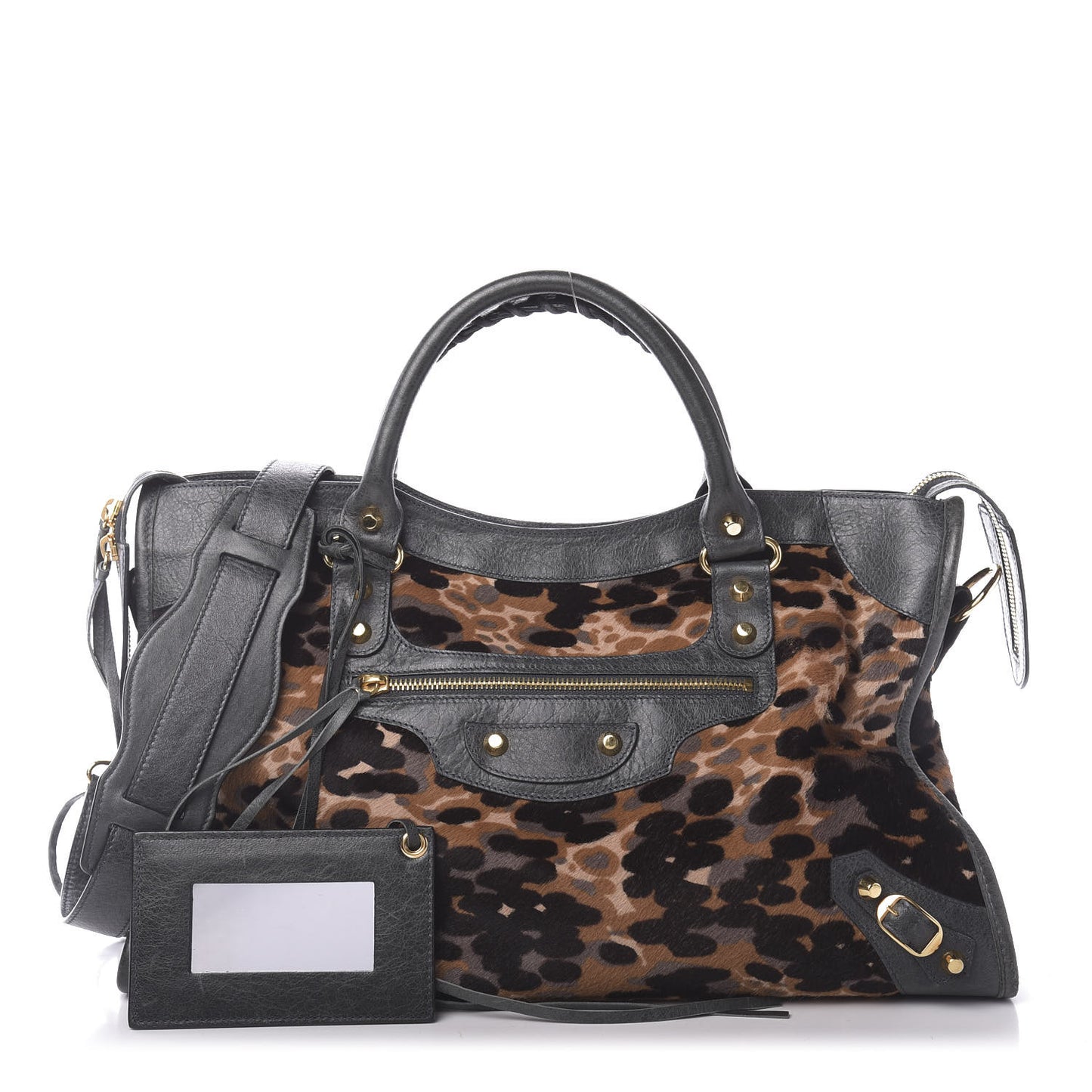 Pony Hair Leopard City Anthracite LTD ED