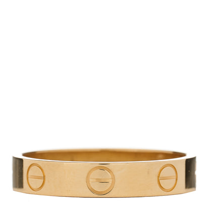 Cartier 18K Yellow Gold 3.5mm LOVE Wedding Band Ring 53 6.5 1 of 3