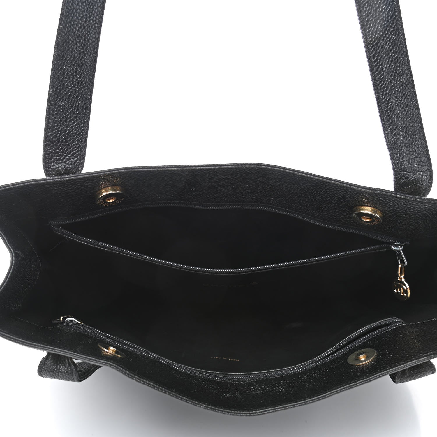 Chanel Caviar CC Shoulder Bag Black 4 of 7