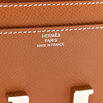 Hermes Epsom Constance Long Wallet To Go Gold 7 of 8