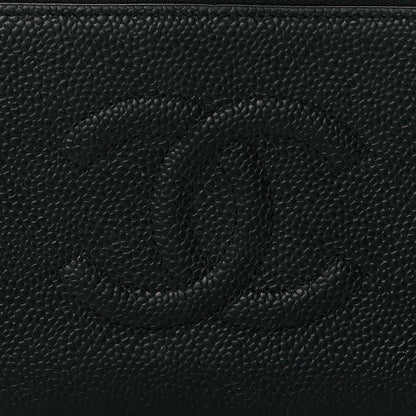 Chanel Caviar Large Timeless CC Zip Around Wallet Black 9 of 9