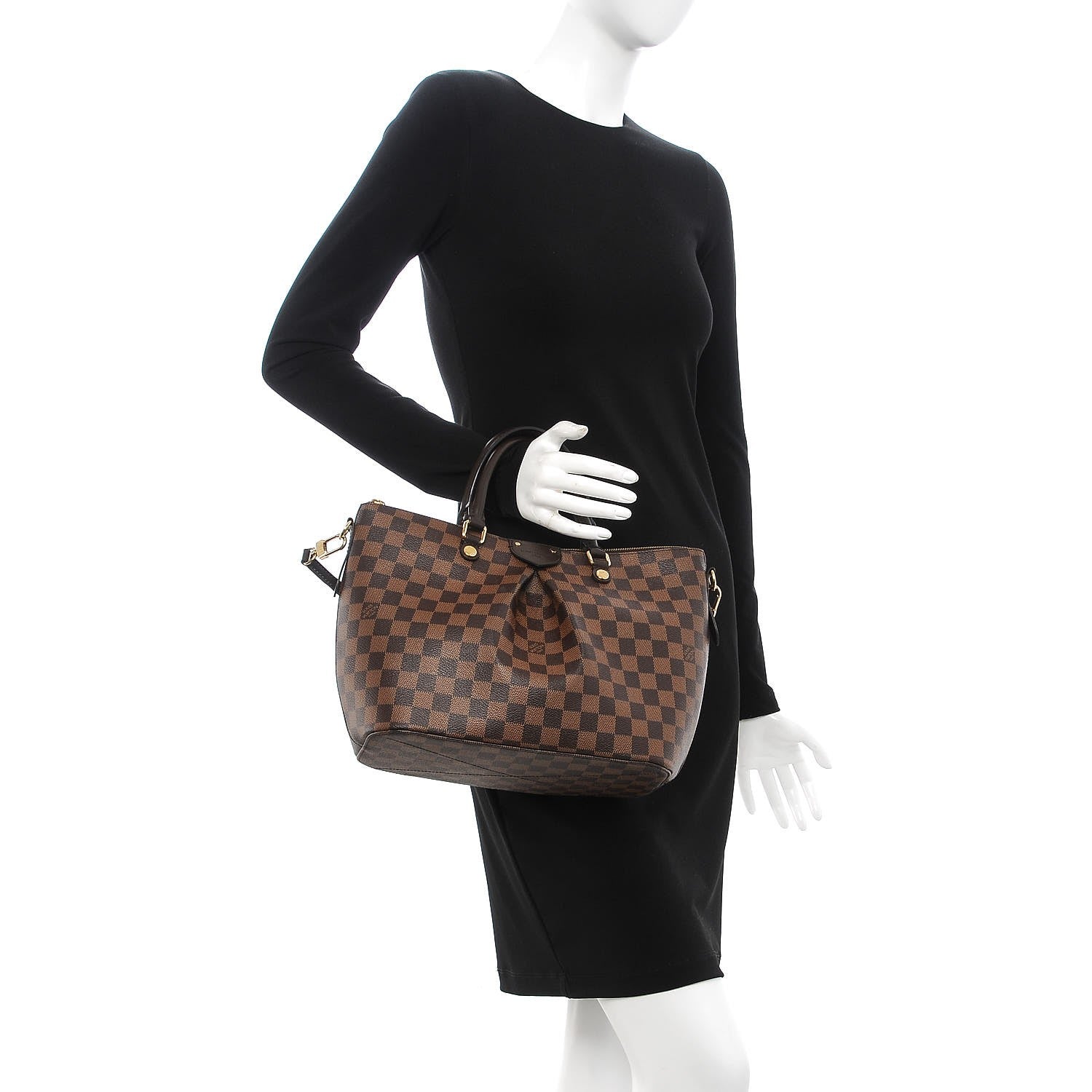Louis Vuitton Damier Ebene Siena MM 3 of 10