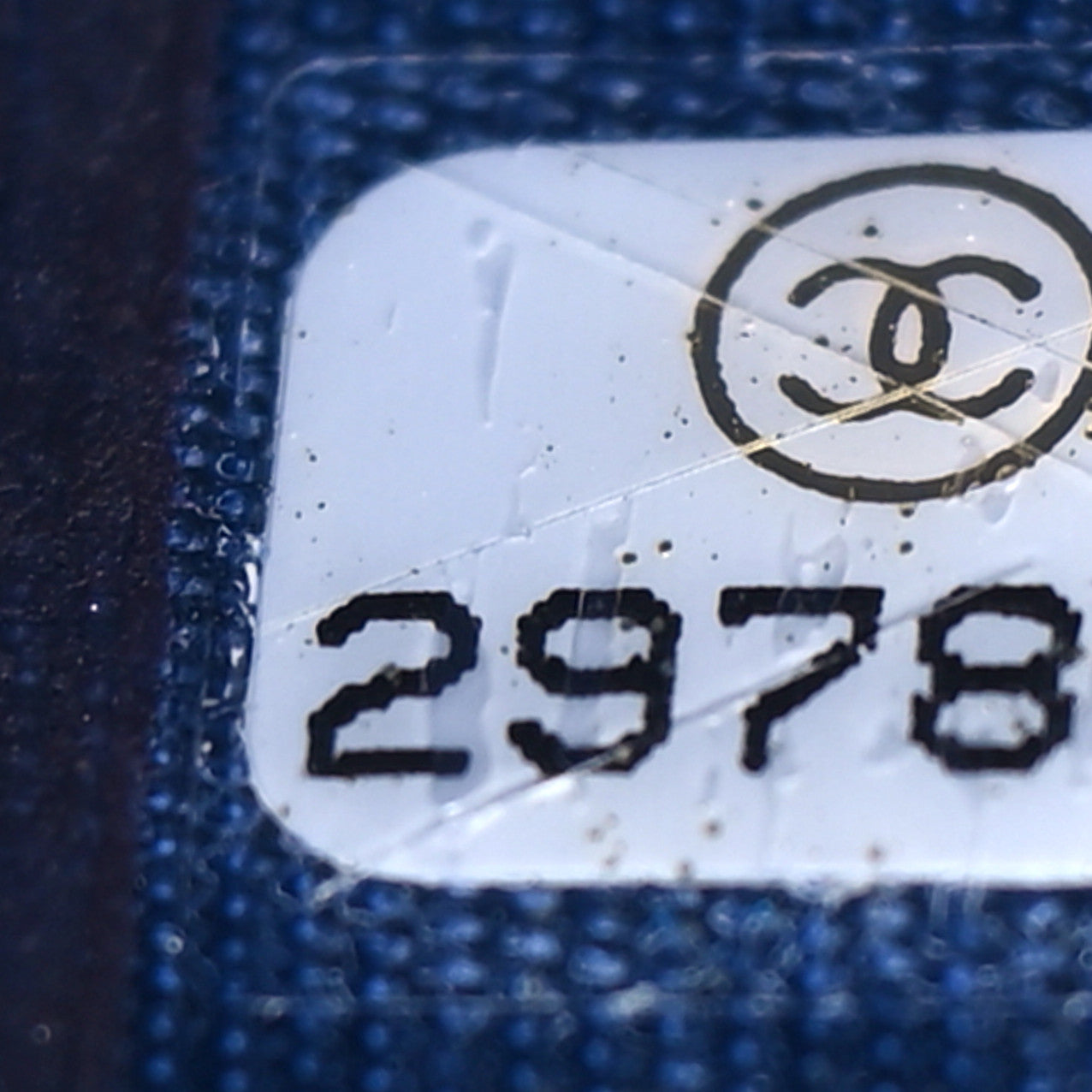 Chanel Caviar Timeless CC Zip Around Coin Purse Blue 7 of 11