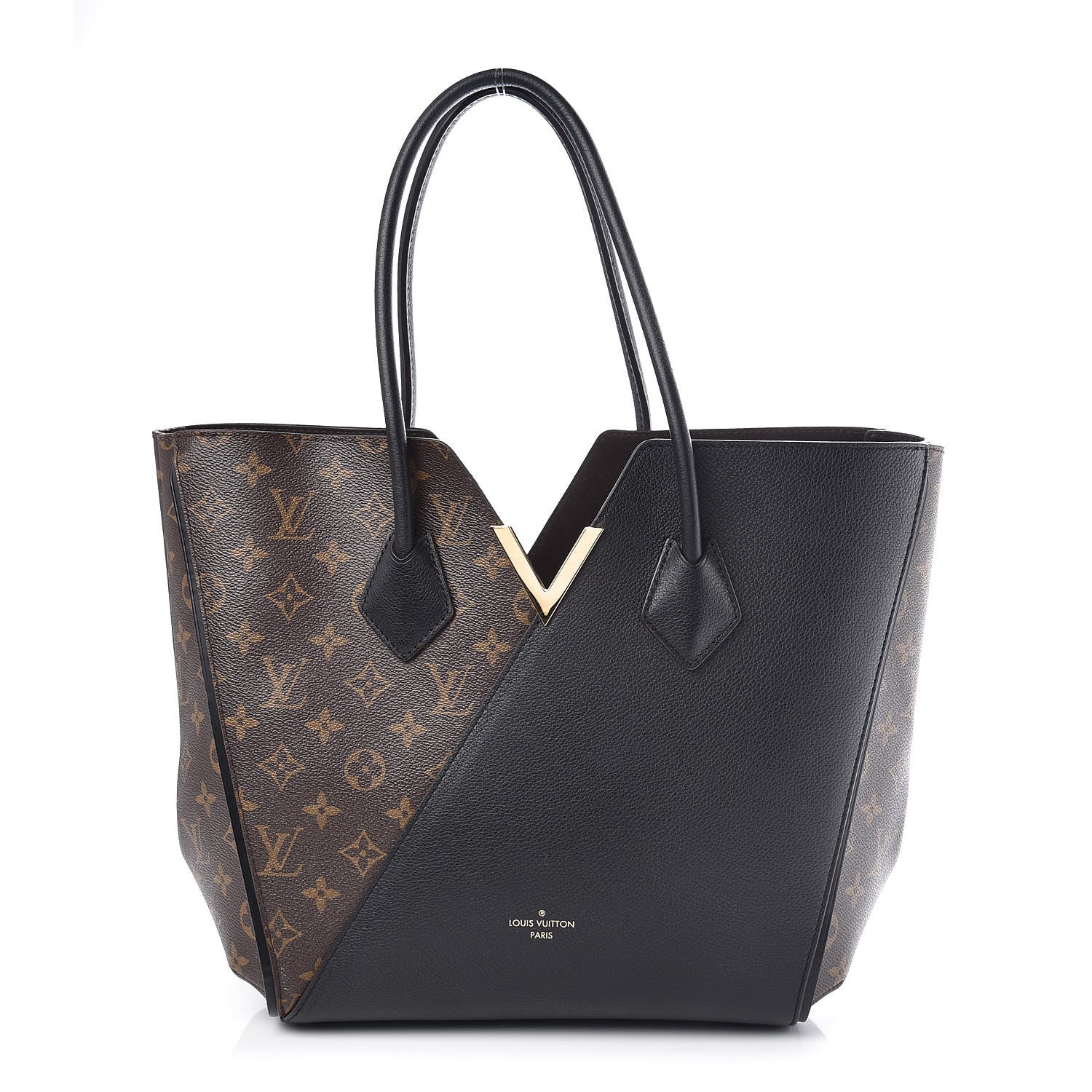 Louis Vuitton Calfskin Monogram Kimono Tote Black 1 of 10