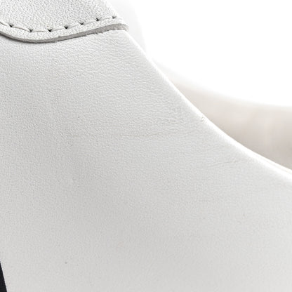Hermes Calfskin Mens Advantage Sneakers 43 White Black 9 of 13