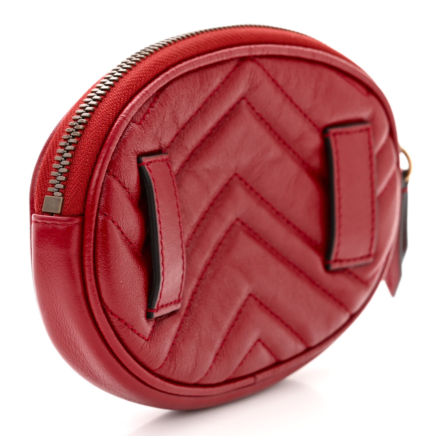 Gucci Azalea Calfskin Matelasse GG Marmont Multi Belt Bag 95 38 Romantic Cerise 6 of 21
