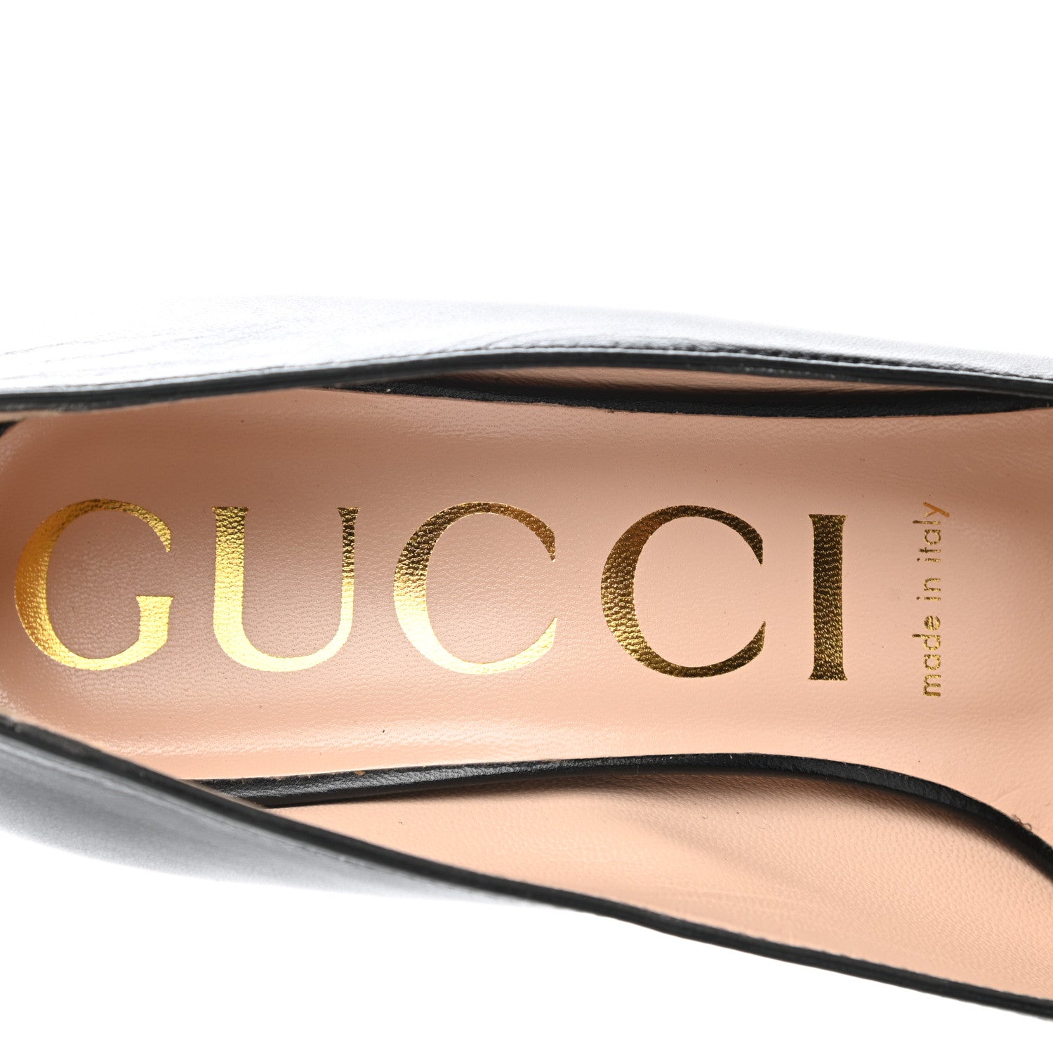 Gucci Malaga Kid Horsebit 75mm Pumps 37.5 Black 7 of 11