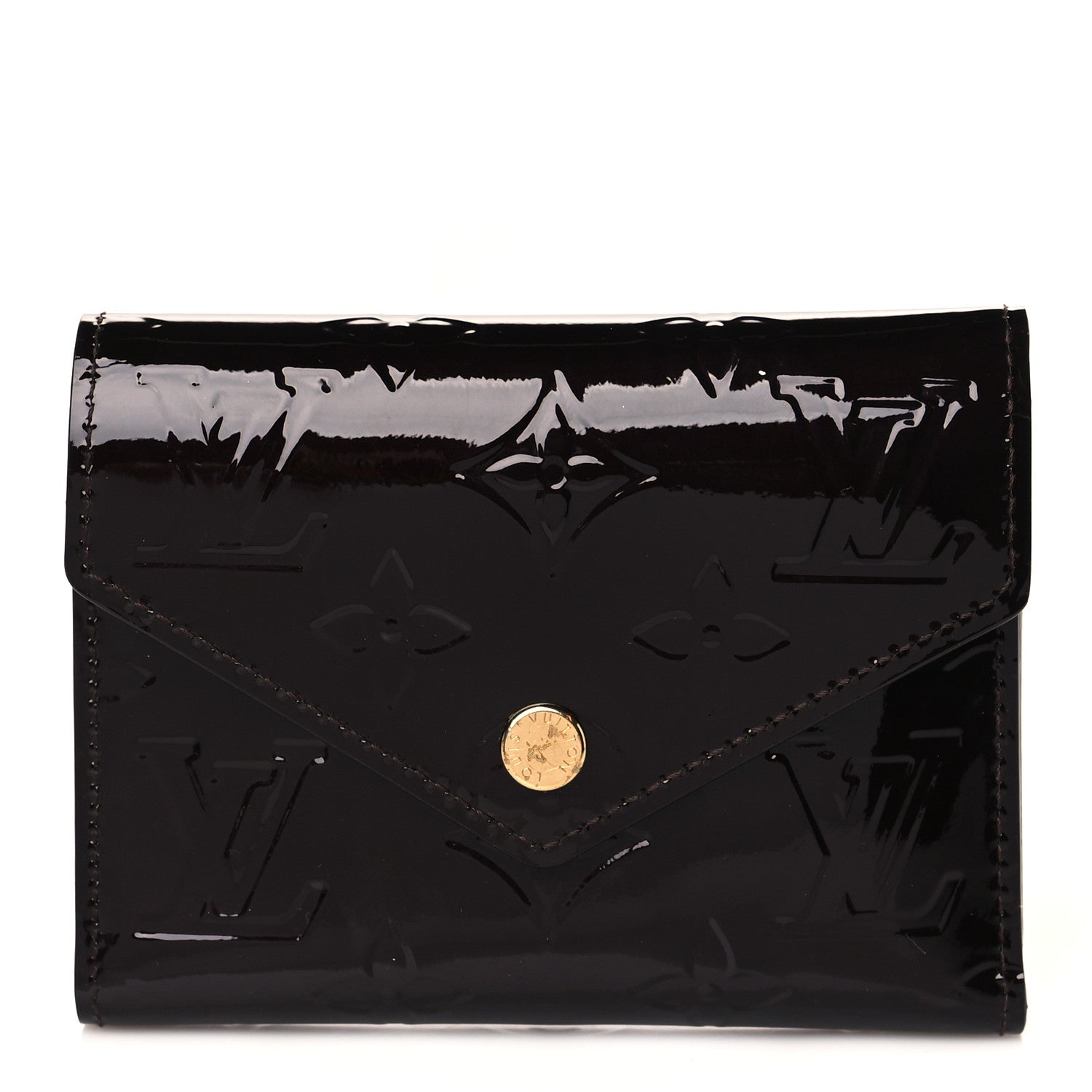 Louis Vuitton Vernis Victorine Wallet Amarante 1 of 7