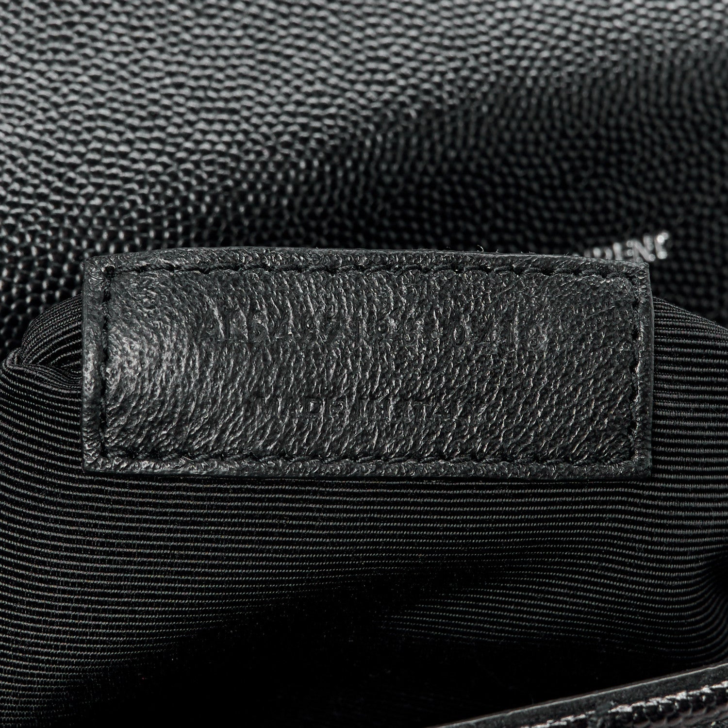 Saint Laurent Grain De Poudre Textured Mixed Matelasse Large Triquilt Monogram Satchel Black 8 of 11