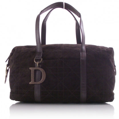Christian Dior Suede Cannage Bag Brown 1 of 11