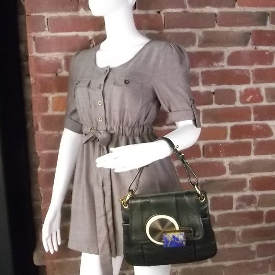 Marc Jacobs Leather Stones Paloma Handle Bag Forest Green 2 of 8