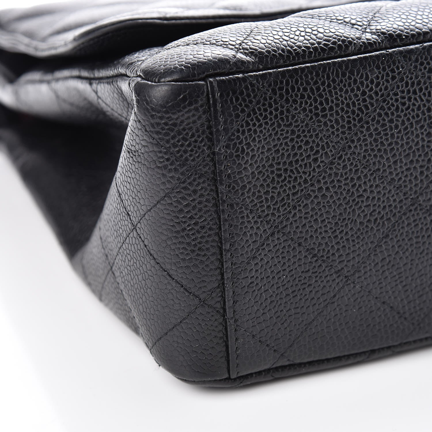 Chanel Caviar Quilted Maxi Double Flap Black 10 of 12