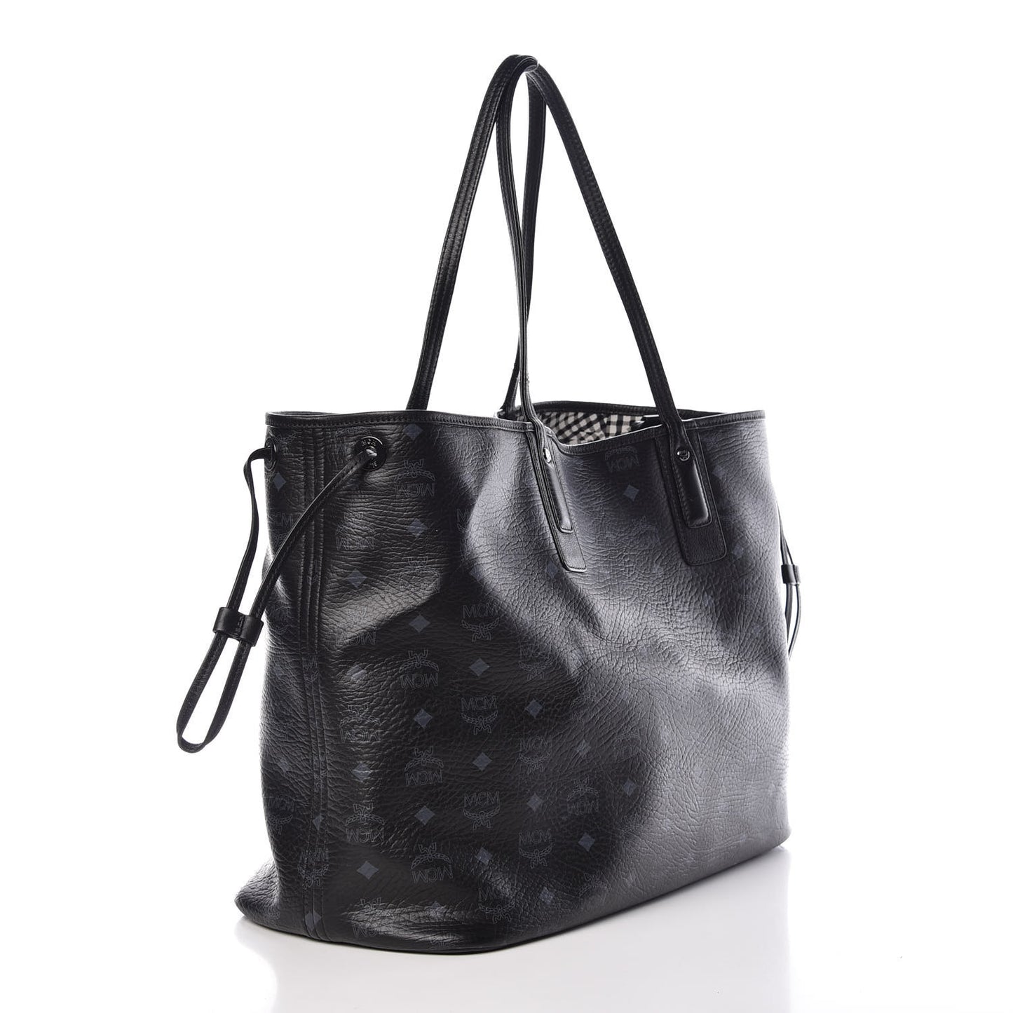 Visetos Large Liz Reversible Shopper Tote Black