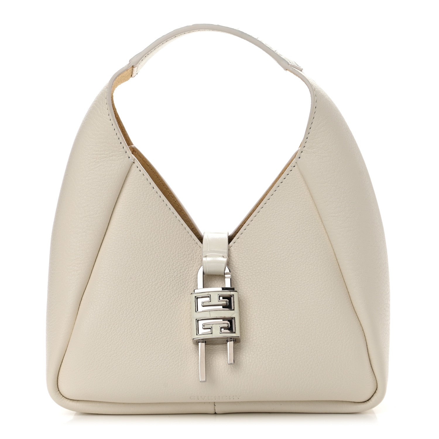Givenchy Textured Calfskin Mini G Hobo Ivory 1 of 9
